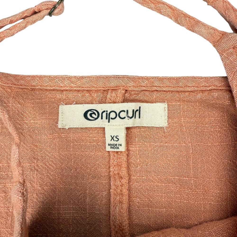 NWT RIP CURL Classic Surf Button Through Dress Size Large Light Coral Size XS - Picture 7 of 9